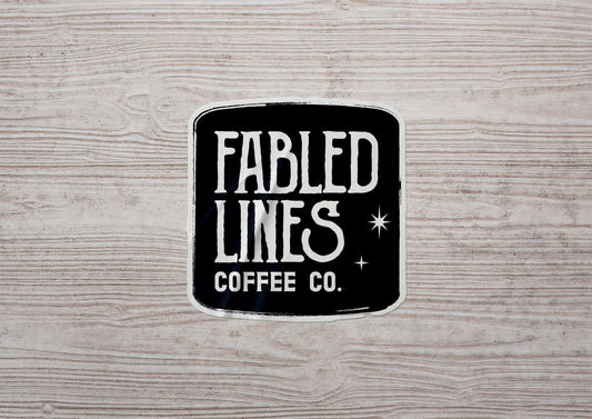 Fabled Lines Sticker (Black)