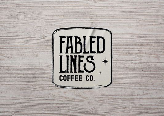 Fabled Lines Sticker (Cream)